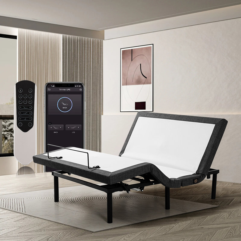 Alwyn Home Adjustable Bed Frame Massaging Zero Gravity Adjustable Beds